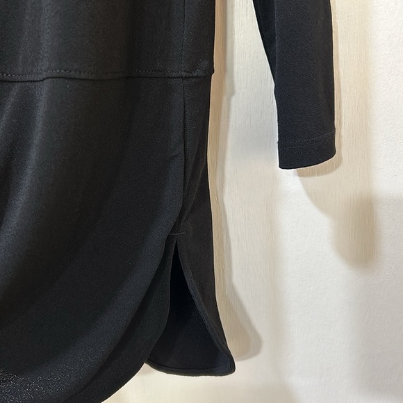 RALPH LAUREN WOMENS BLOUSE HIDDEN 3/8 BUTTONS BLACK Sz MD - Picture 8 of 10